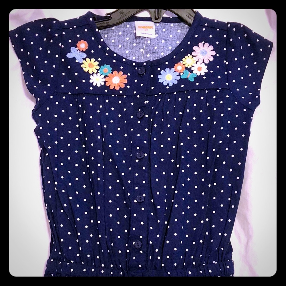 NWT Gymboree Romper, toddler girls sz 4T